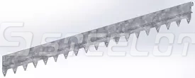 Разделитель-бордюр T-образный 1200-135-21,6-1,5