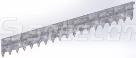 Разделитель-бордюр T-образный 1200-170-21,6-1,5