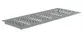 Решетка оцинкованная щелевая SteePlus DN300, кл. A15