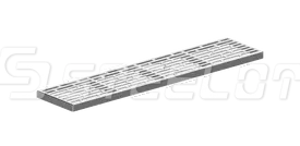 Решетка перфорированная щелевая SteeProm DN200